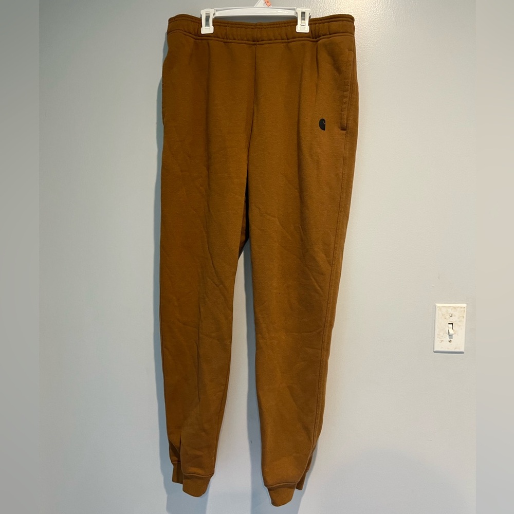 Carhartt Brown Jogger Sweatpants Relaxed Fit